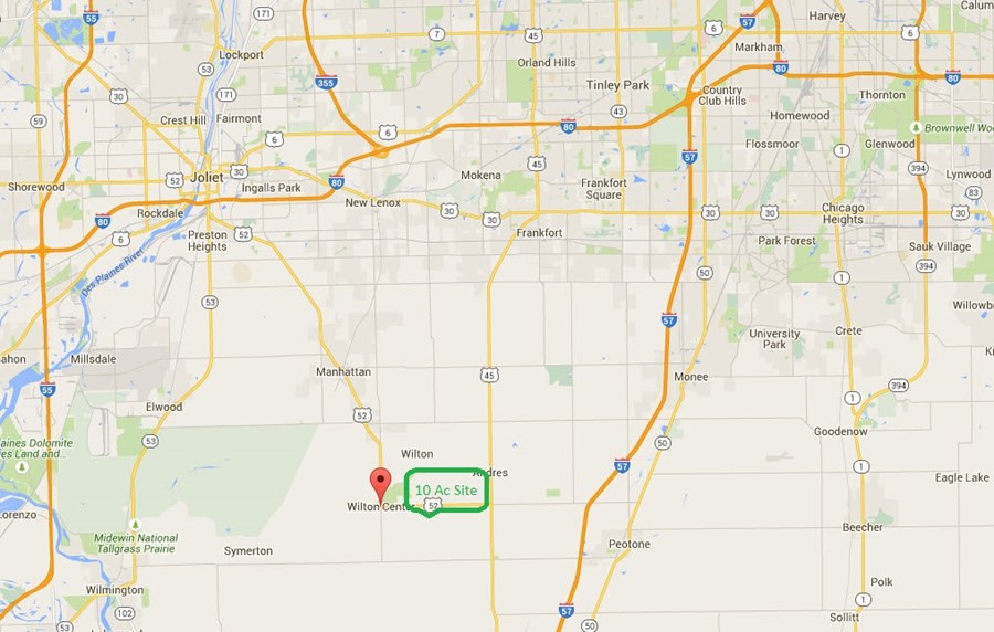 Property For Sale Manhattan IL Will County Wilton Center 10 Acres
