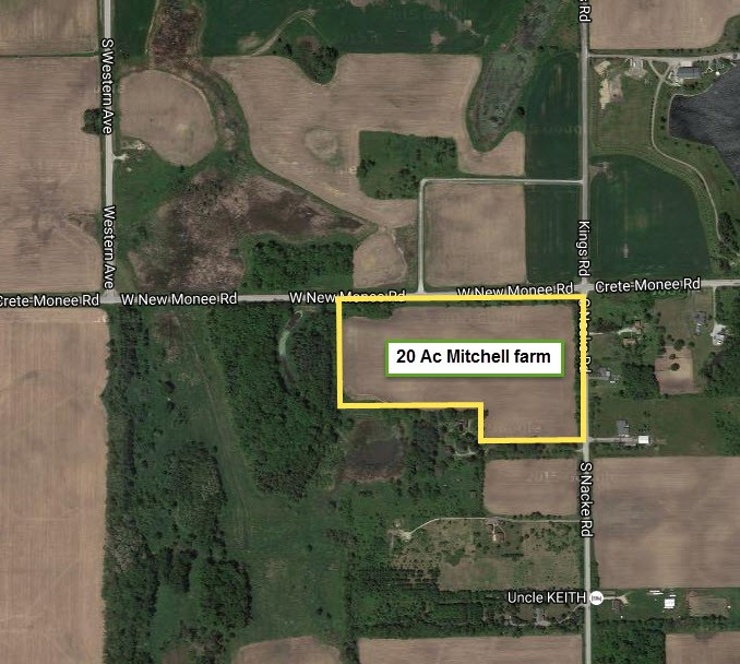 Property For Sale Crete IL Will County 20 Ac Mitchell Farm, Crete
