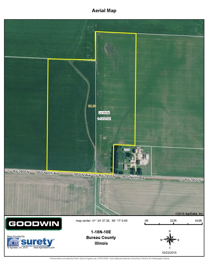 Property For Sale LaMoille Il Bureau County 31 Ac LaMoille Farm