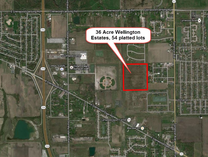 Property For Sale Lynwood IL Cook County 36 Ac Lynwood, Wellington Estates
