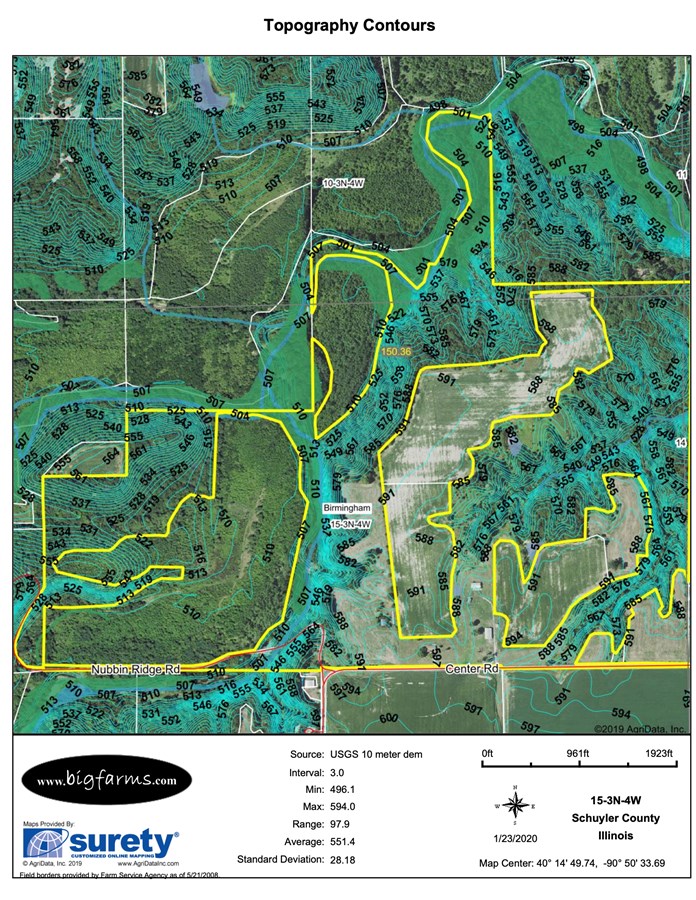 Property For Sale Plymouth IL Schuyler County 253 Acre Schuyler Timber