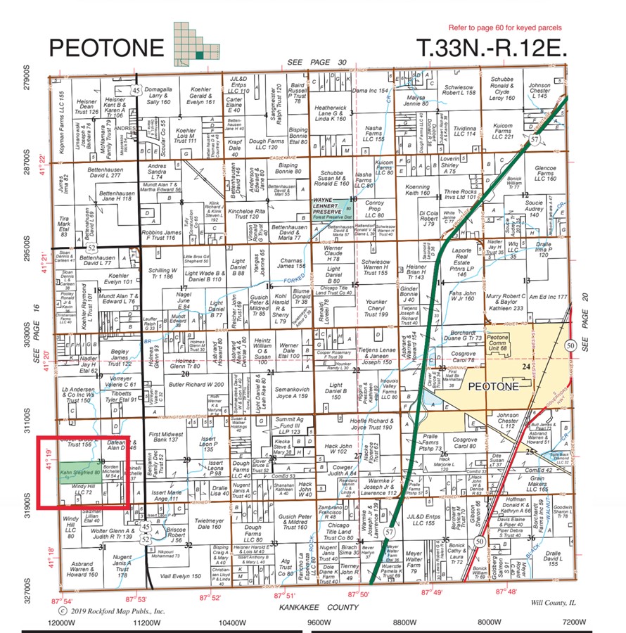 Property For Sale Peotone IL Will County 60 Ac Peotone Kahn Farm