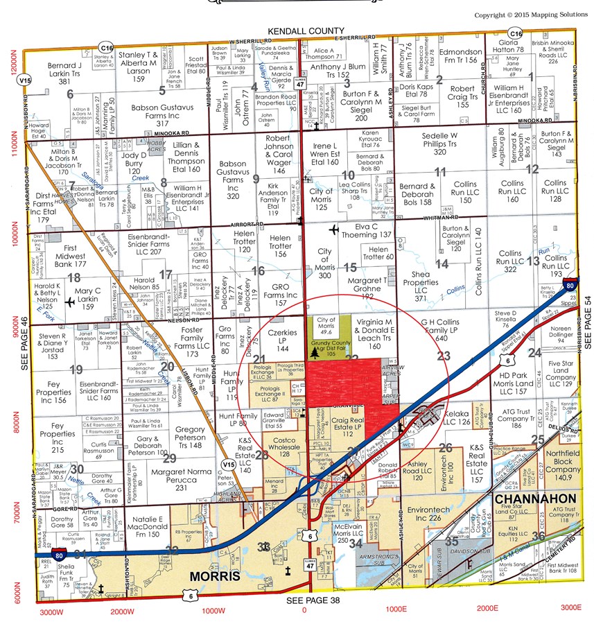 Property For Sale Morris IL Grundy County 315 Ac Morris Business Park