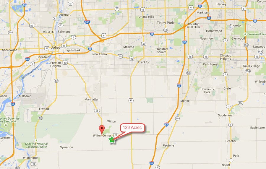 Property For Sale Manhattan IL Will County Wilton Center 123 Acres
