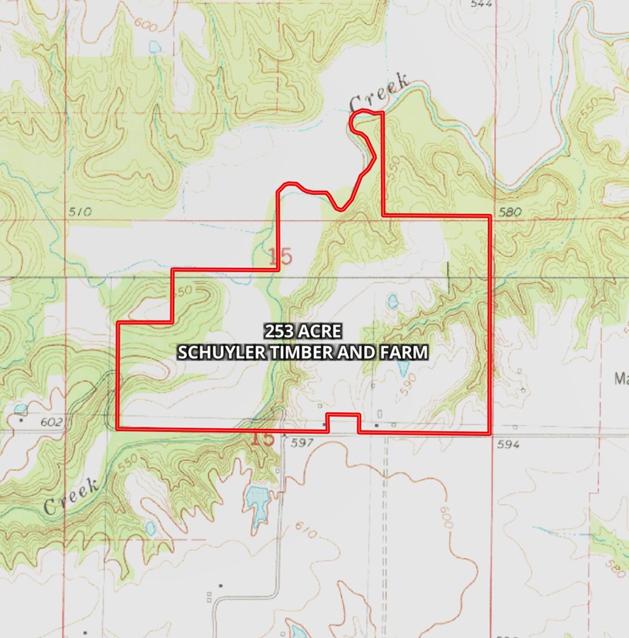 Property For Sale Plymouth IL Schuyler County 253 Acre Schuyler Timber