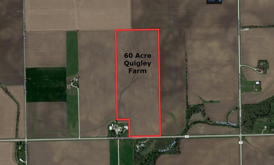 Property For Sale Wilmington IL Will County 60 Acre Quigley Farm