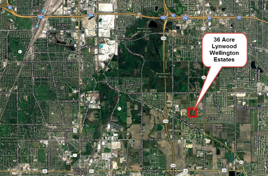 Property For Sale Lynwood IL Cook County 36 Ac Lynwood, Wellington Estates