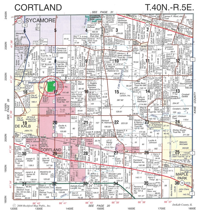 Property For Sale Cortland IL DeKalb County 50 Ac Cortland Development Site
