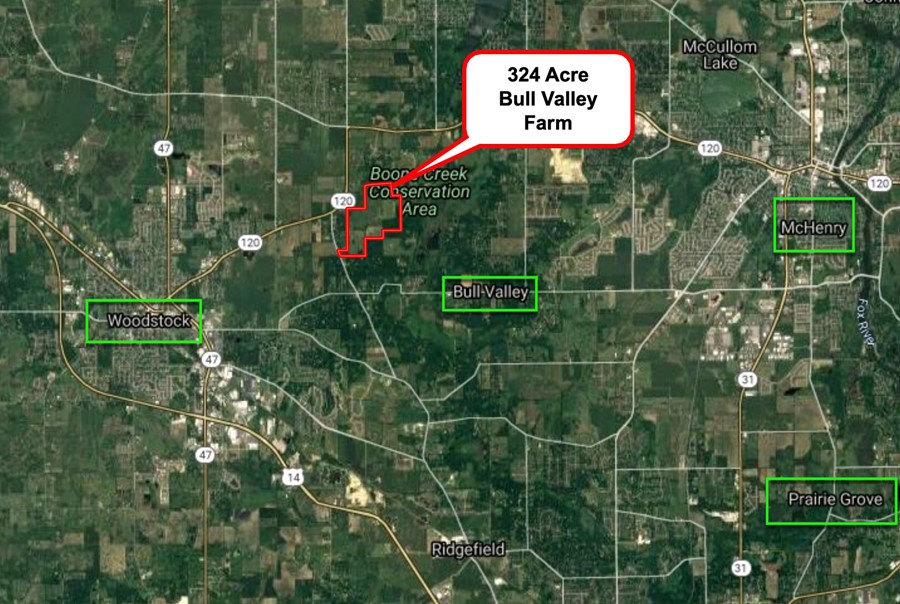 Property For Sale IL County 324 Acre Bull Farm