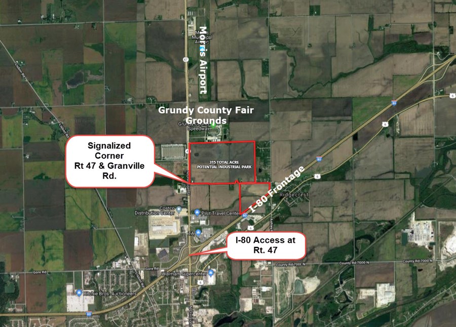 Property For Sale Morris IL Grundy County 315 Ac Morris Business Park