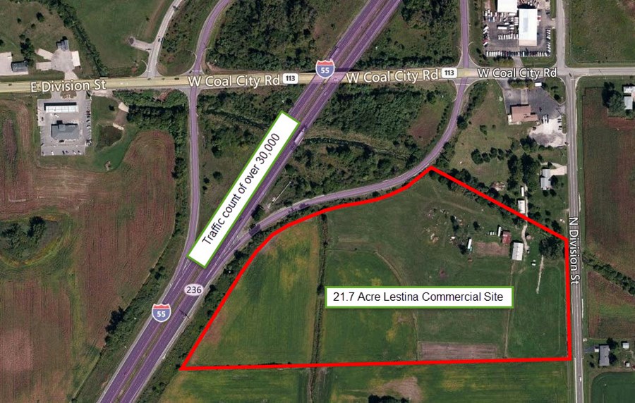 Property For Sale Braidwood IL Will County 21 Ac Lestina Commercial
