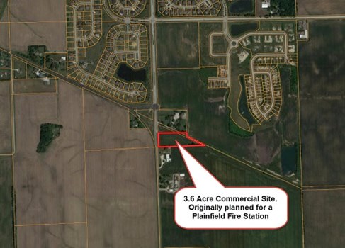 3 Plus Acre Plainfield Commercial Site