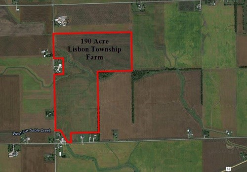 190 Ac Lisbon Township Farm
