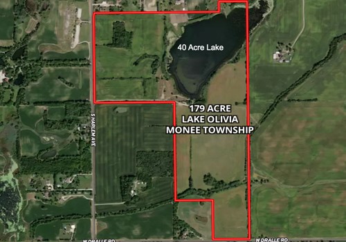 179 Acre Lake Olivia Monee Township Property