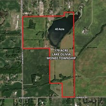 179 Acre Lake Olivia Monee Township Property