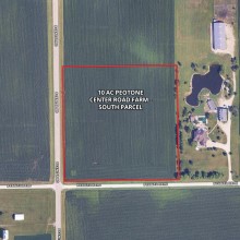 10 AC Peotone Center Road Farm - South Parcel