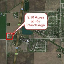 9 Acre I-57 Commercial Lot