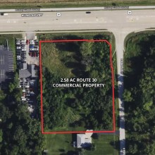 2.75 AC 9301 W. Lincoln Hwy. Commercail Site