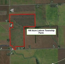 190 Ac Lisbon Township Farm