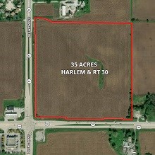 35 Ac Harlem & Rt. 30 Commercial