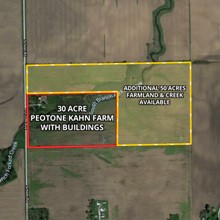 30 Ac Peotone Kahn Farm & buildings