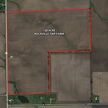 120 Acres Rockville Township Farm