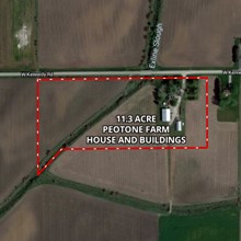 11 Acre Peotone House and Buildings